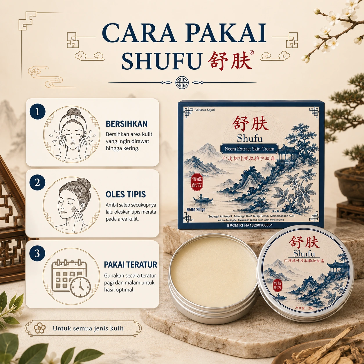 Cara pakai SHUFU